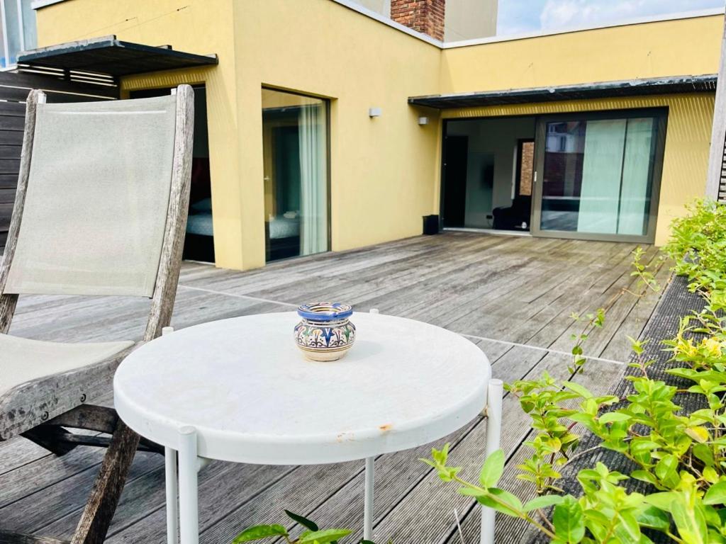 브뤼셀 Down Town Penthouse With Private Parking 아파트 외부 사진